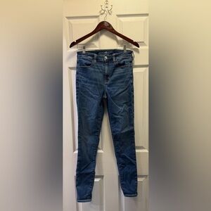 American Eagle Outfitters Women's Dark Blue Jeggings